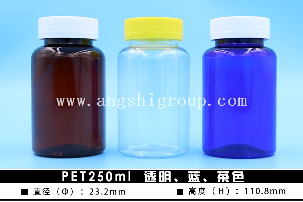 PET250ml-Tea, blue, transparent